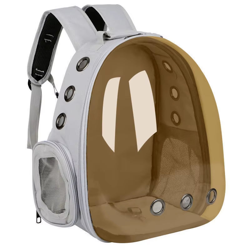 Pet Cat Backpack Bubble Space Capsule Dog Backpack Small Pet Dog Backpack Suitable for Outdoor Travel Hiking Pet Backpack