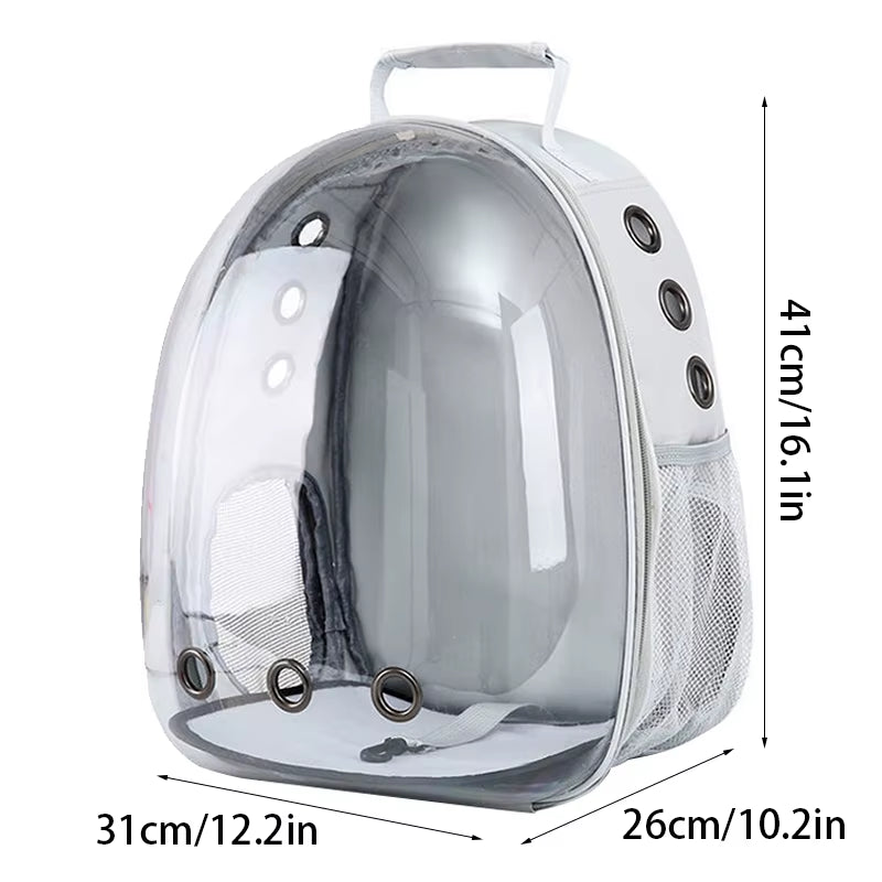 Pet Cat Backpack Bubble Space Capsule Dog Backpack Small Pet Dog Backpack Suitable for Outdoor Travel Hiking Pet Backpack